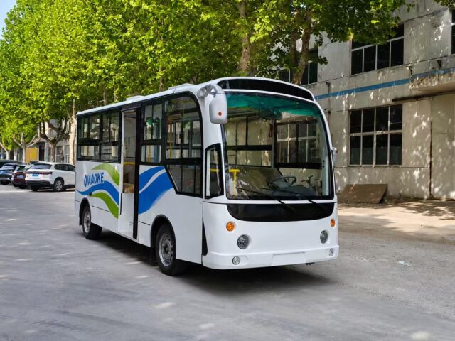 77EV-23SP 23-Seat Electric Sightseeing Vehicle | 30kW Single Pack